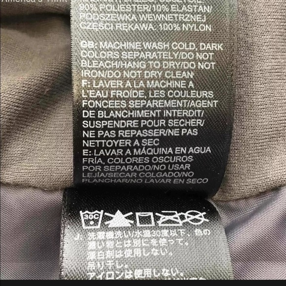 The North Face Extra Fuzzy Quarter Snap Pullover Gray Hooded Jacket - Picture 13 of 15